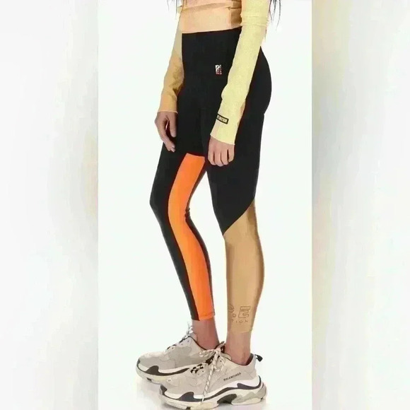 P.E Nation Comeback Colorblock High Waist Leggings Size S - Picture 1 of 7